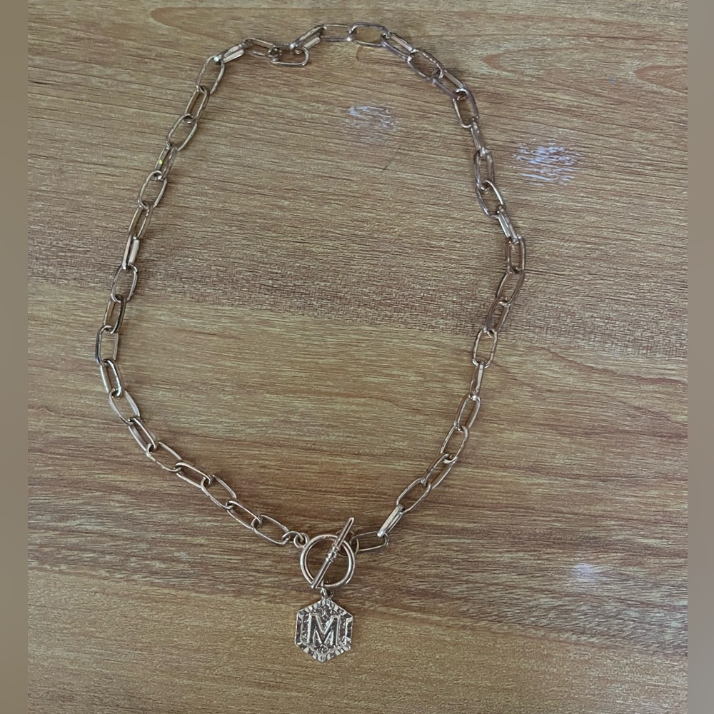 m toggle necklace